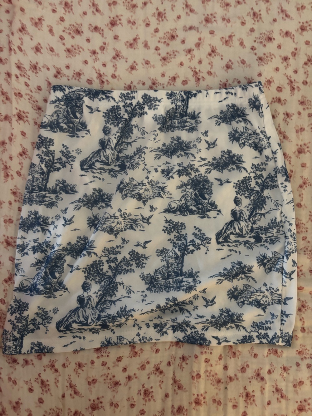 Blue skirt